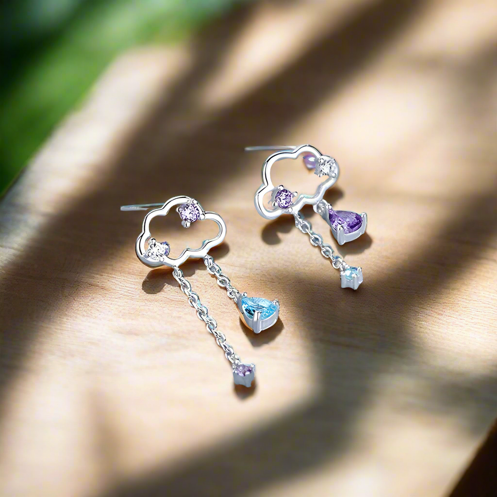 Cloud Stud Earrings